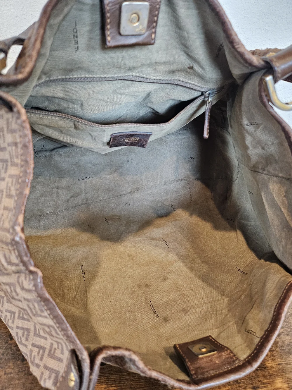 Fendi Zucca FF Canvas Tote